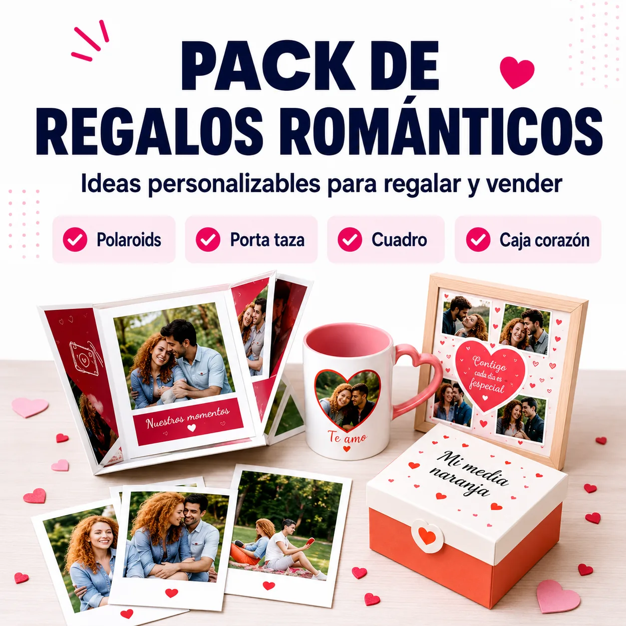 PACK DE REGALOS ROMÁNTICOS