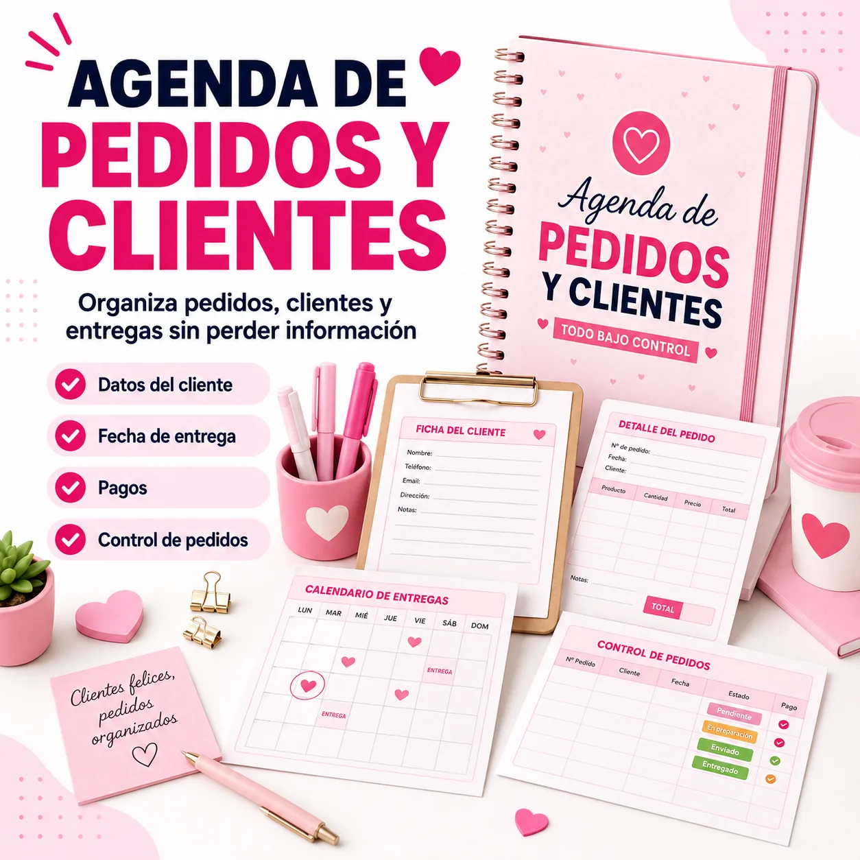 AGENDA DE PEDIDOS Y CLIENTES